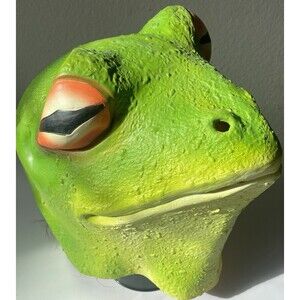 Frog Head Mask Cosplay Funny Animal Halloween Party Costume Prop Theater Play